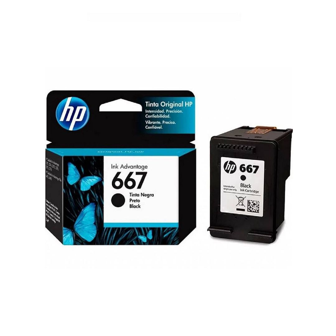 Cartucho de Tinta HP Original Ink 667 Negro - 925176