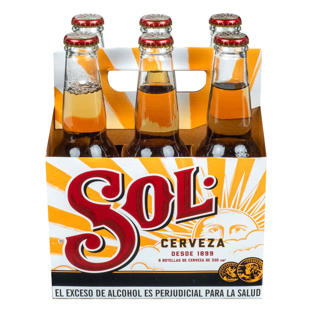 Sol Botella Six Pack Cerveza Sol Botella 330 ml - 925192