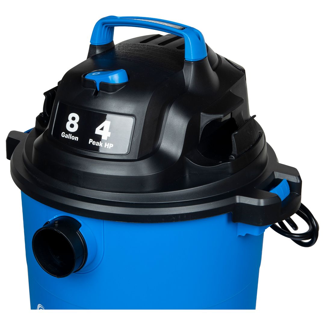 Aspiradora de juguete de polietileno en azul y naranja, 17 x 15 x 77 cm |  Vacuum Cleaner