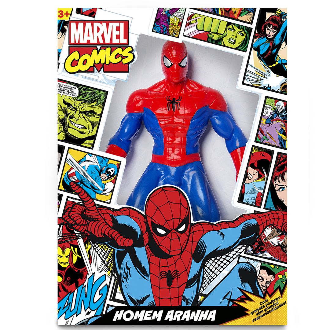 Muñeco Spiderman Figura Grande Hombre Araña Marvel