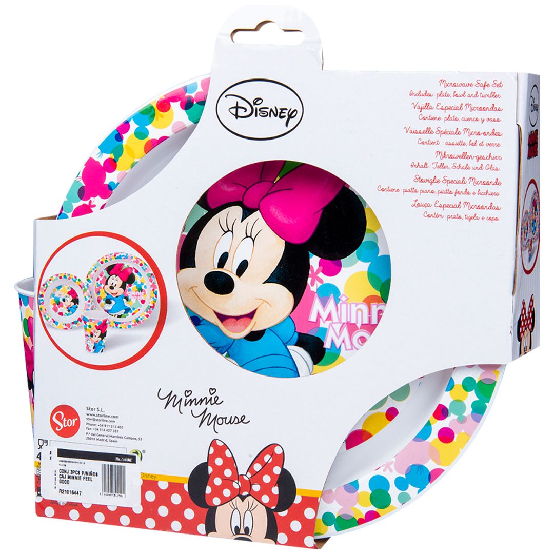 Set Desayuno Minnie Mouse Vajilla Disney Niñas Nueva