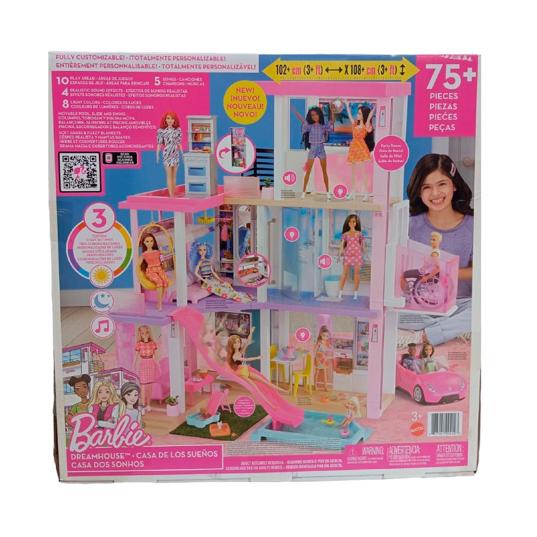 Mega Dreamhouse Barbie con Elevador Mattel 945797