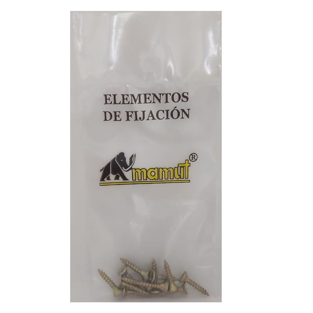 Tornillos Para Madera Aglomerada SECCARO - 4x40 Mm, Acero Inoxidable A2, 200 Unidades, Cabeza Avellanada