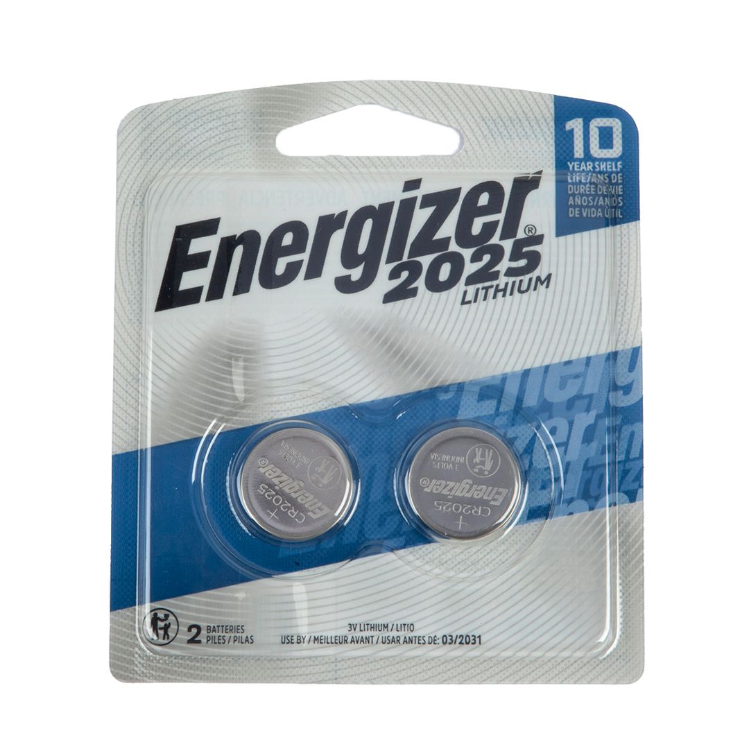 Energizer Pila de botón Miniature Lithium CR2450 3V 620 mAh no recargable  Pack 2 unid - Pilas Desechables Kalamazoo