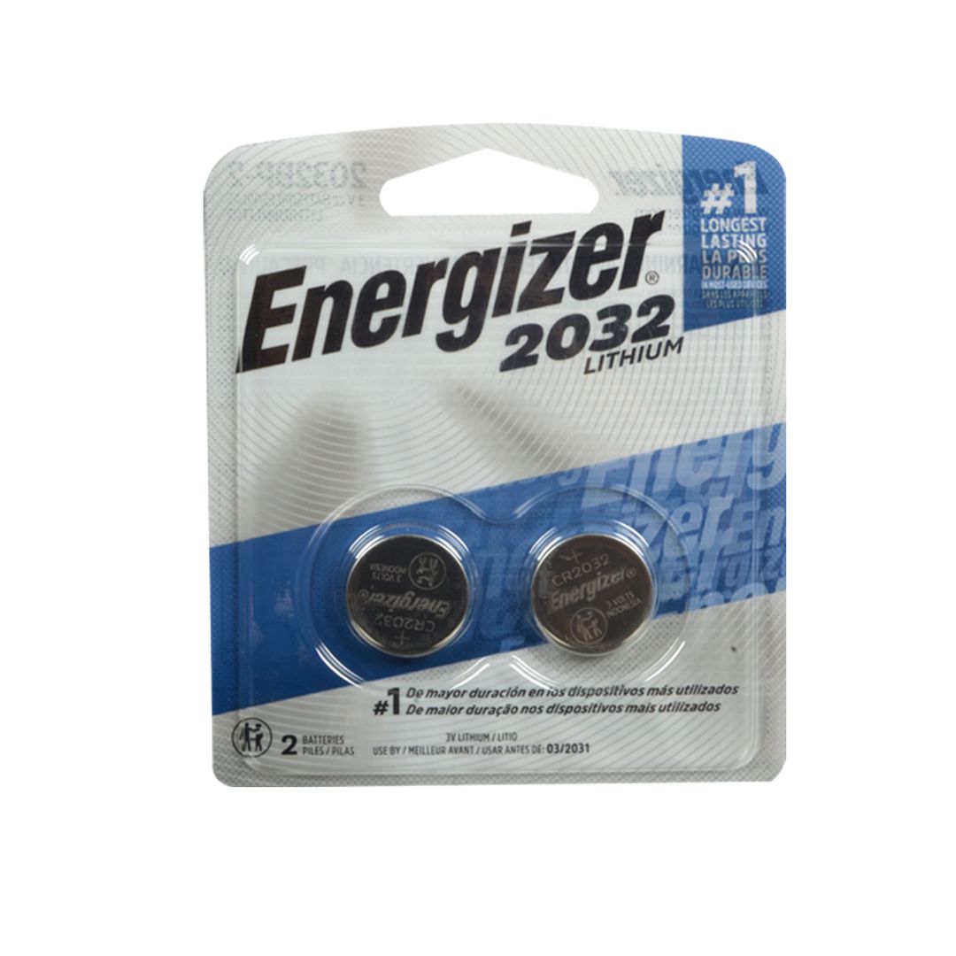 Pack 2 Und Pila de Litio Energizer Mini Botón 2032 - 950572