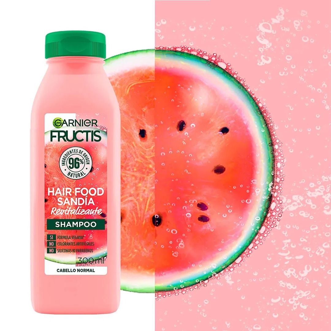 Shampoo Garnier Fructis Sandía Brillo 300ml 950738