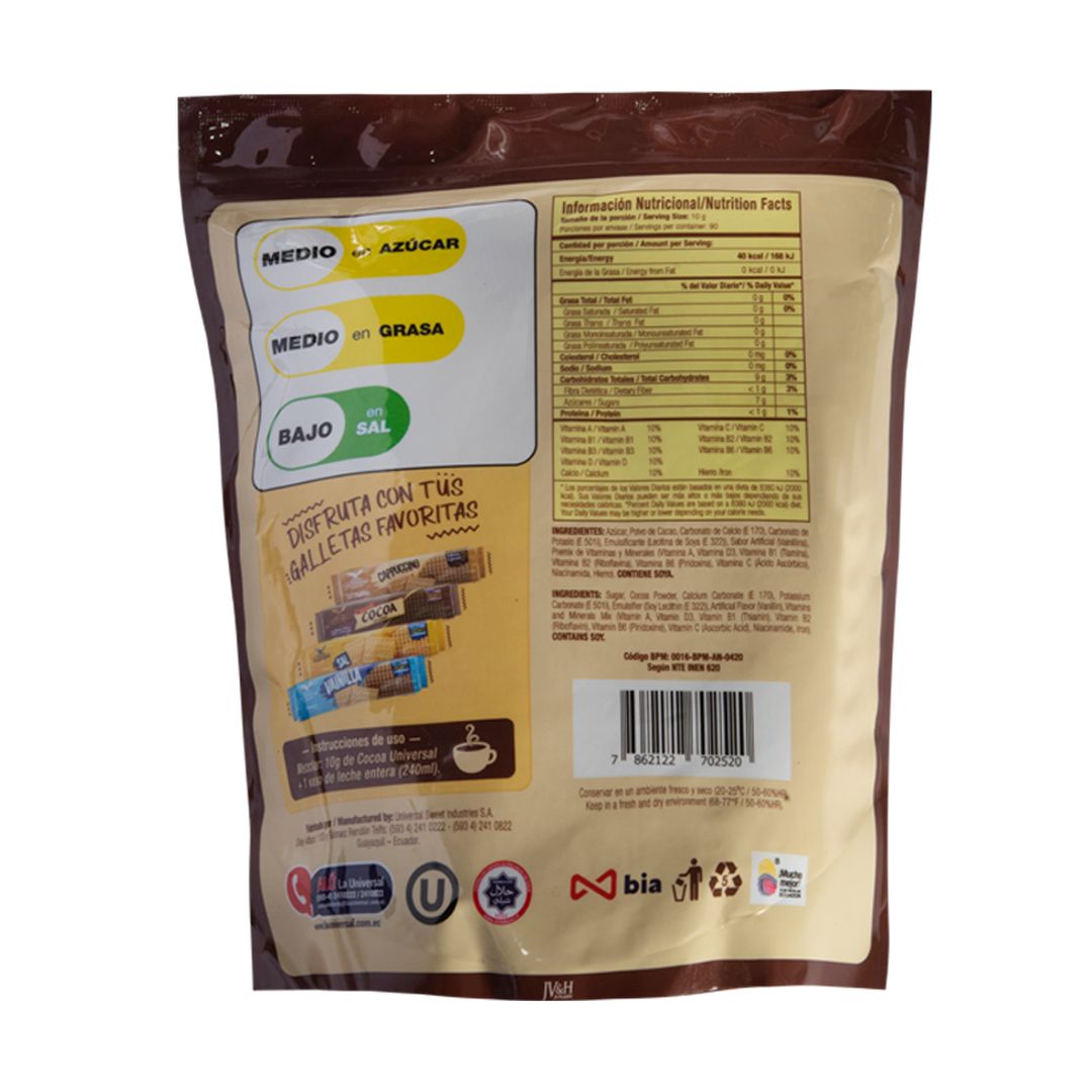 Cocoa en Polvo La Universal 900g 953266