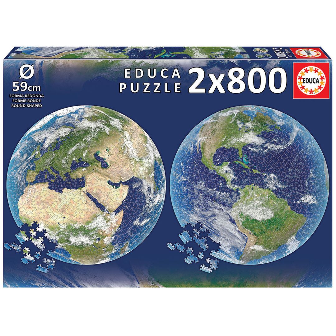 PUZZLE EDUCA 3000 PIEZAS COLLAGE DEL MUNDO.