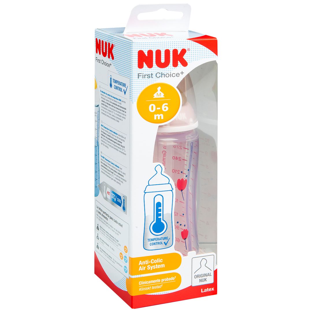 Nuk First Choice+ Botella anticólico profesional 0-6 meses