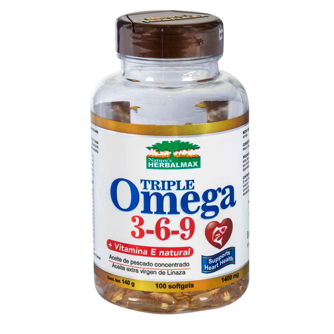 Triple Omega Herbalmax Softgels 959818
