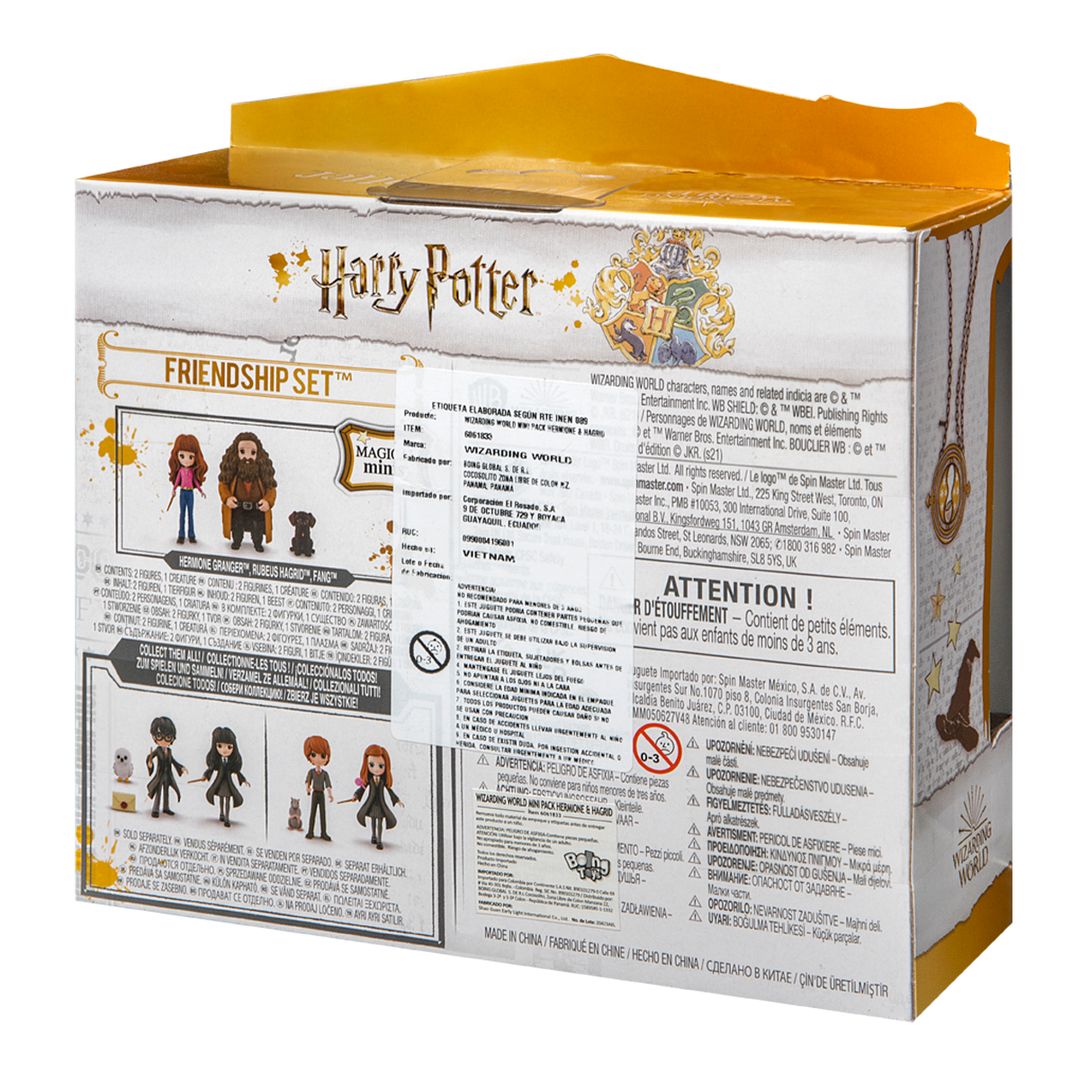 FIGURAS HARRY POTTER HERMIONE Y HAGRID