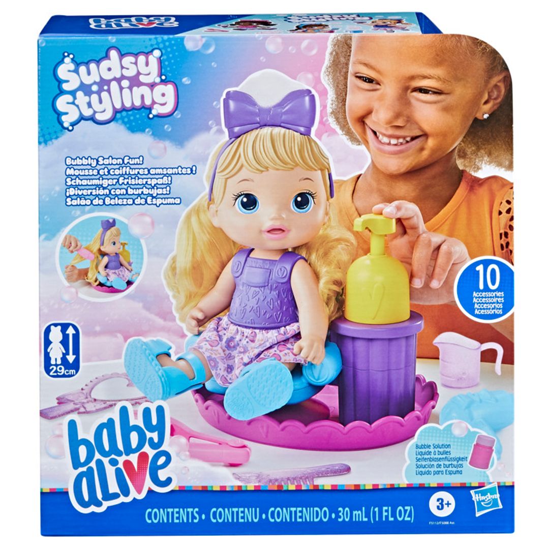 Baby alive carrito online de burbujas