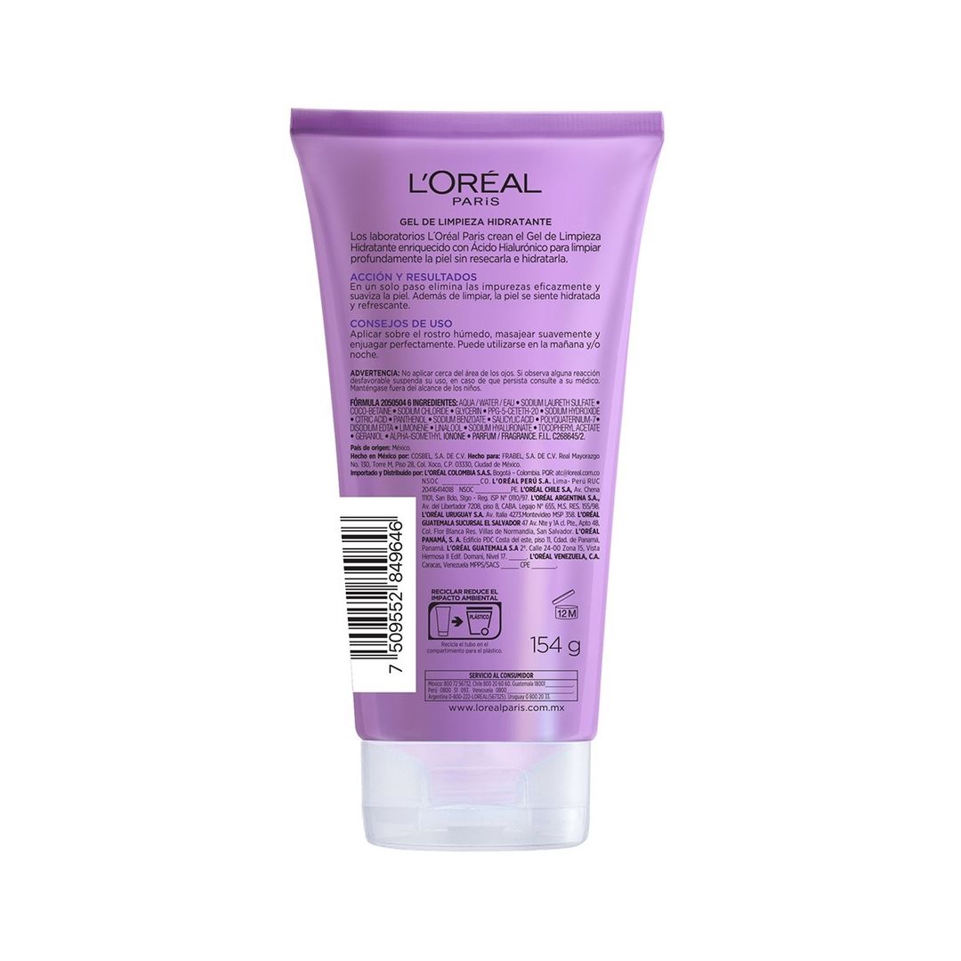 Gel limpiador facial hombre - L'Oréal Paris