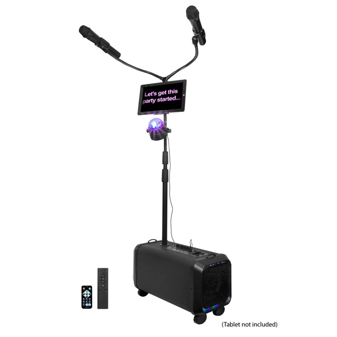 Caja Karaoke Precision PA0825B Bluetooth USB / SD / AUX / Radio FM 2V 2500W  PMPO - Negro - Paraguay