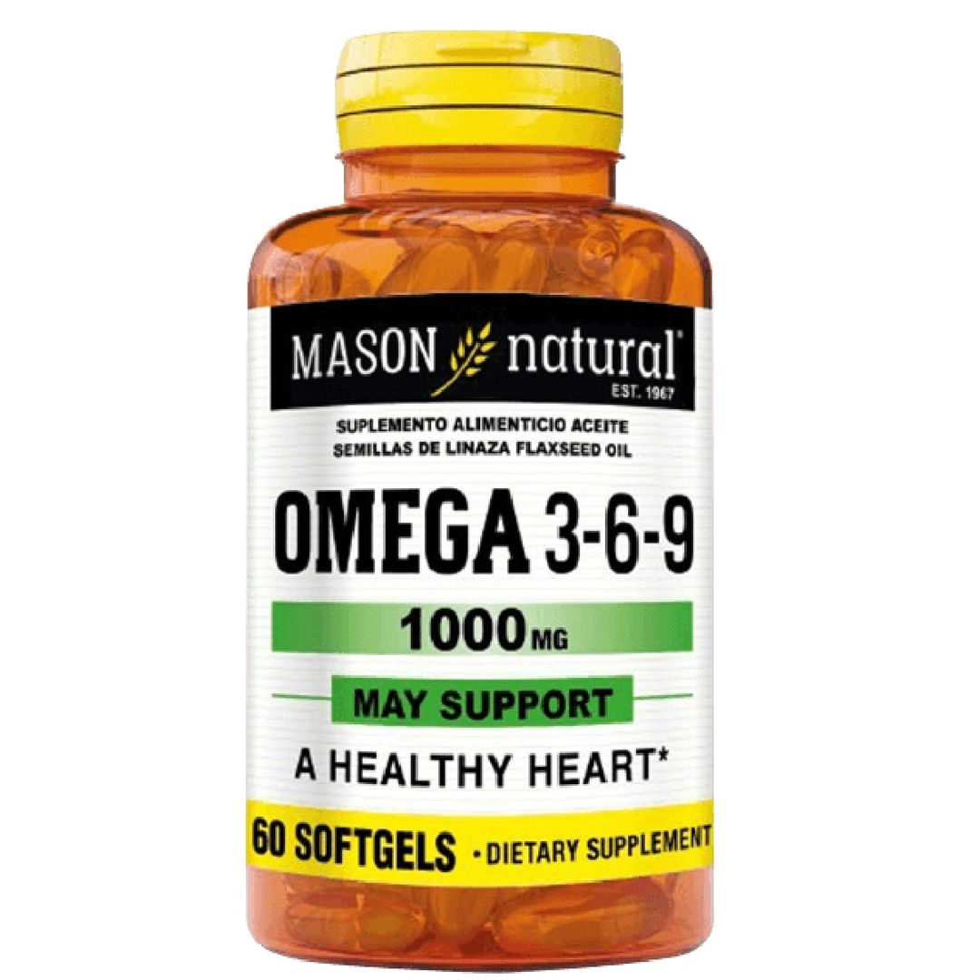 Omega 3 6 9 Mason Natural 1000mg 60 C psulas 972310