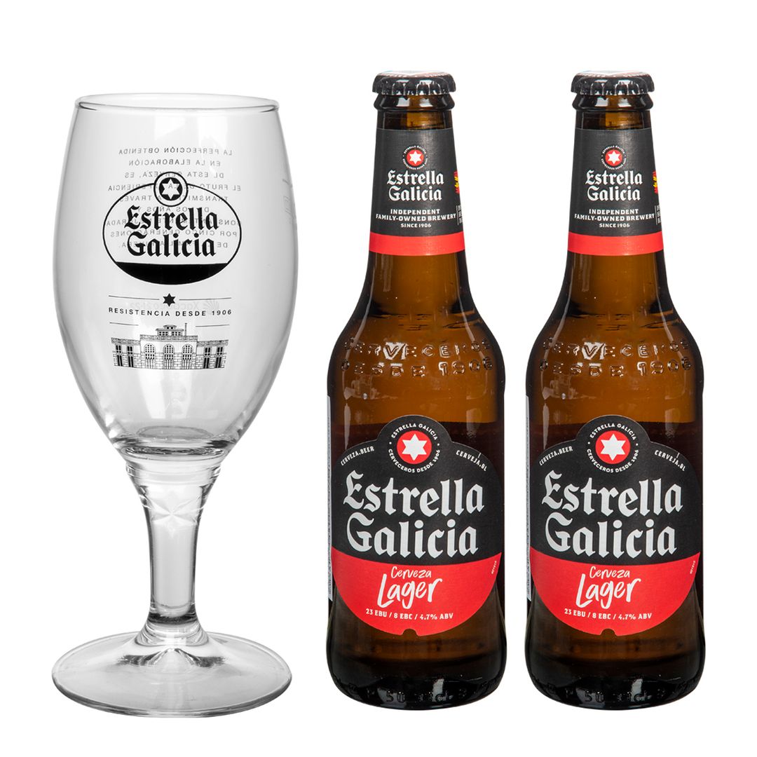 Pack Uds Cerveza Estrella Galicia M S Copa