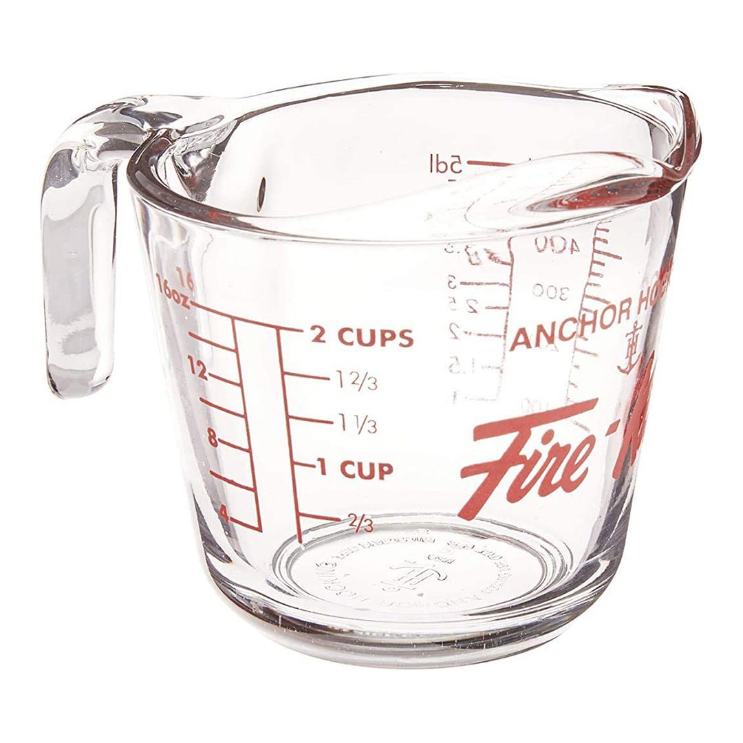 Vaso medidor fuego-rey ancla hocking vidrio, taza, cocina, medición,  lavavajillas png