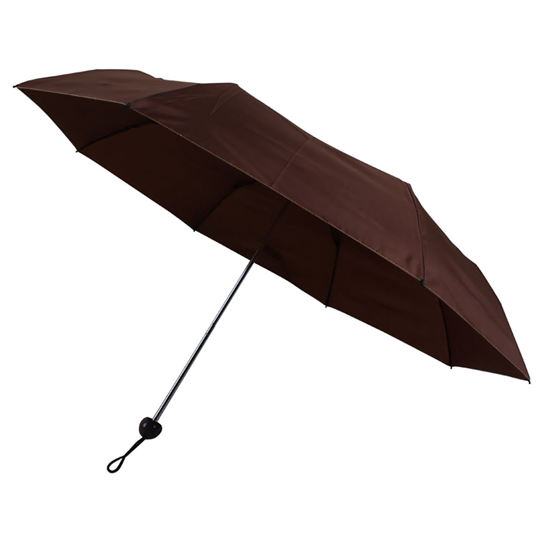 Paraguas plegable con funda - MARRON - Kiabi - 5.00€