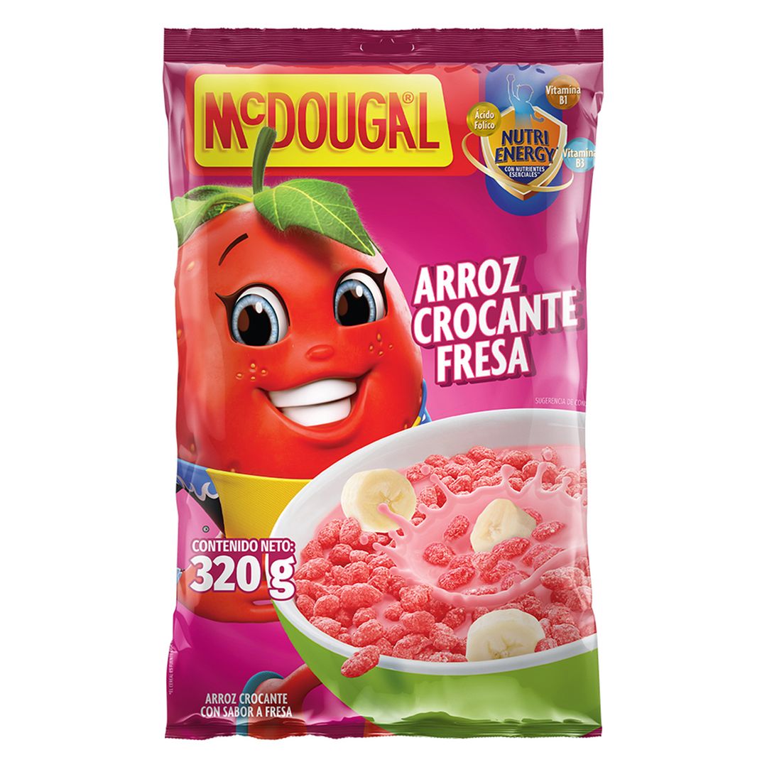 Cereal Mc Dougal Arroz Crocante De Fresa 320g 979938