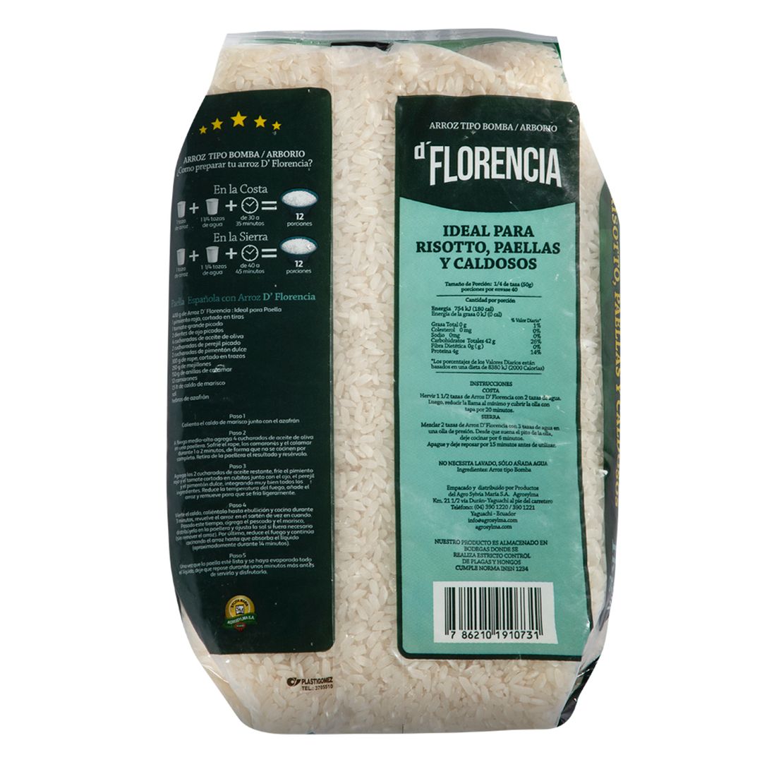 Arroz Tipo Bomba Florencia 1kg 980592