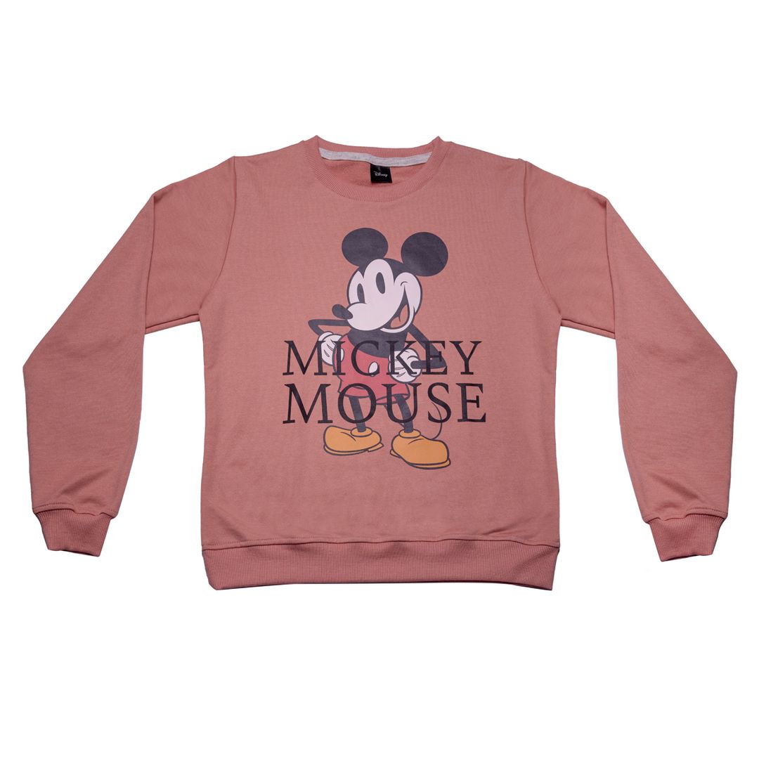 Buzo Mujer Estampado Rosa Mickey de Disney Varias Tallas