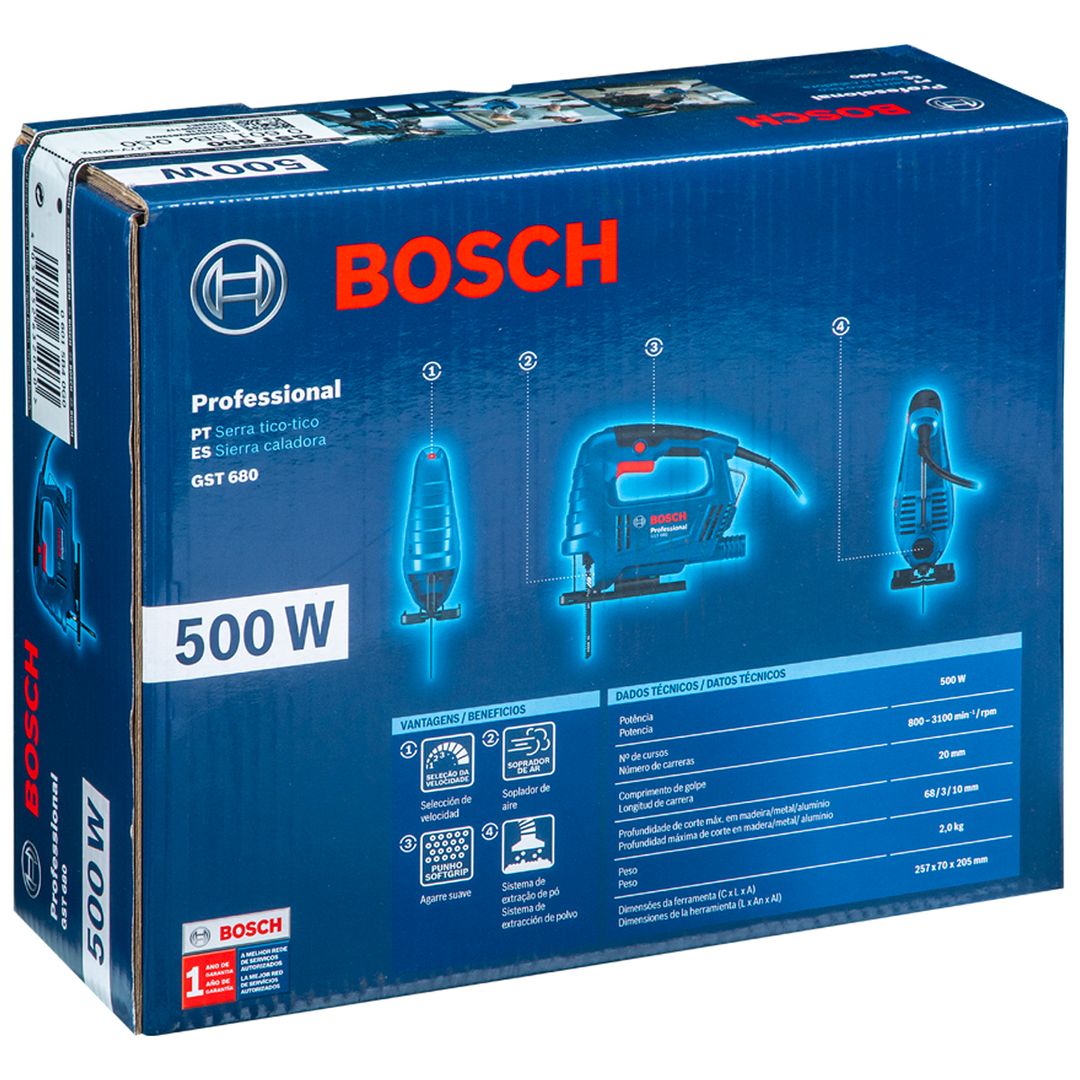 Sierra caladora Bosch GST 680 500W