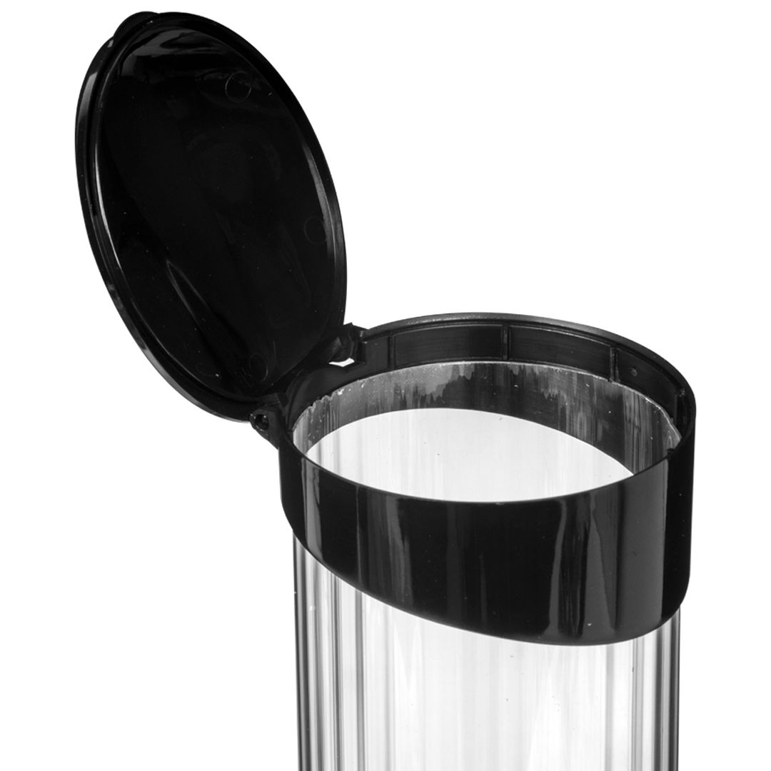 Negro Blanco Vaso Dispensador Jabón de Cocina Cocina Decoración