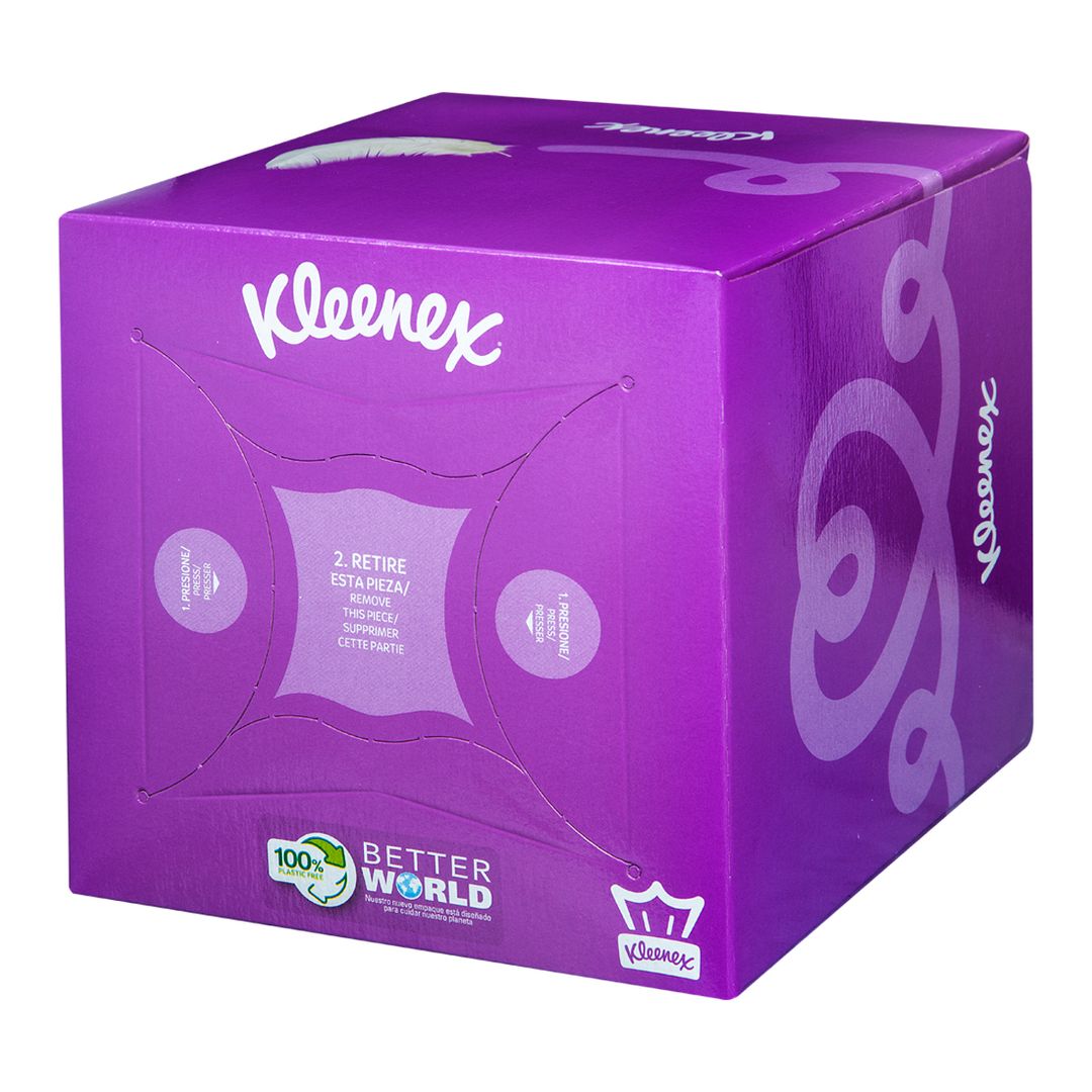 Comprar Pañuelos Faciales Kleenex Cubo Ultra Suave - 55Uds