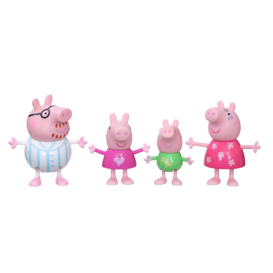 Peppa Pig - Peppa y su Familia - Set de 4 Figuras