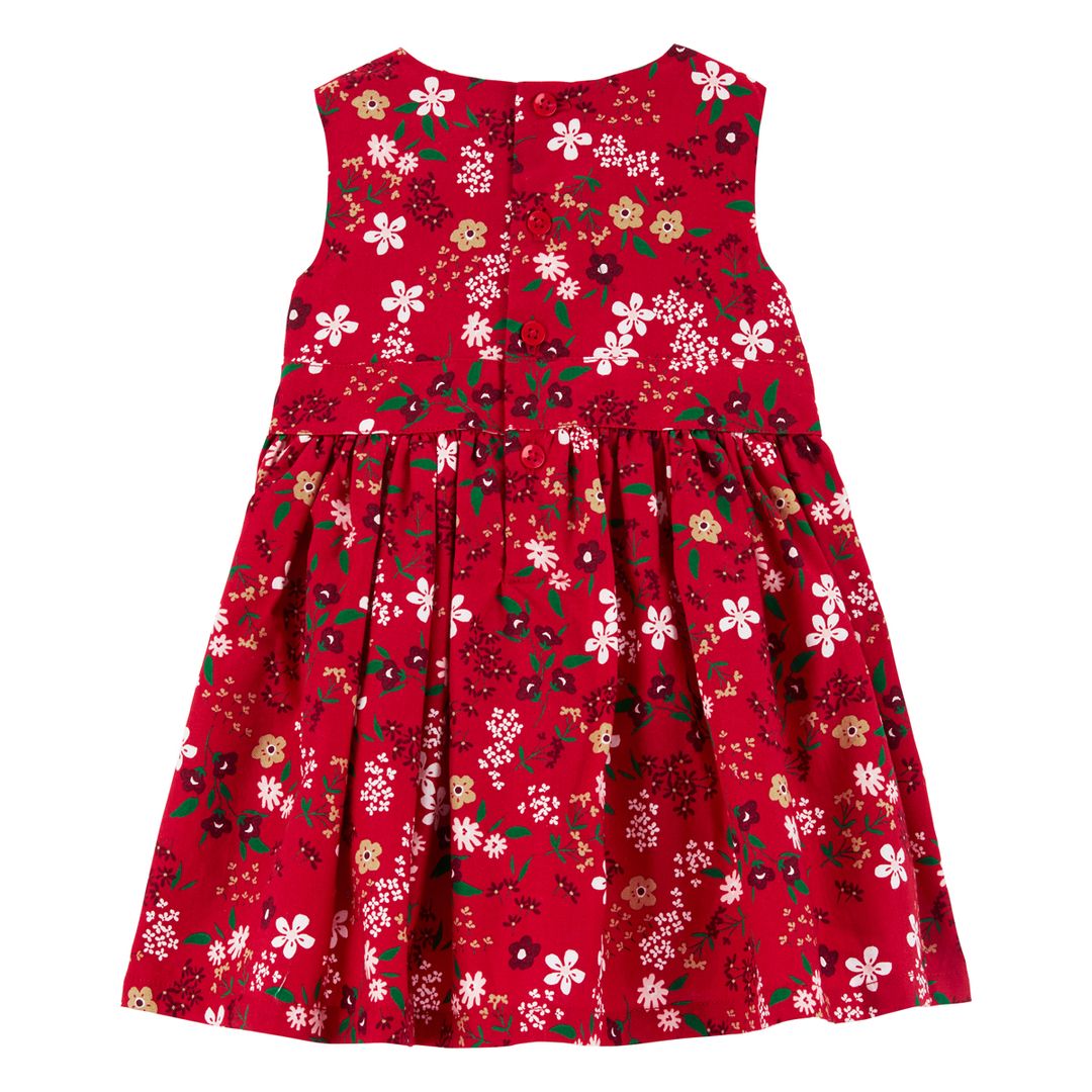 Vestido estampado online navideño