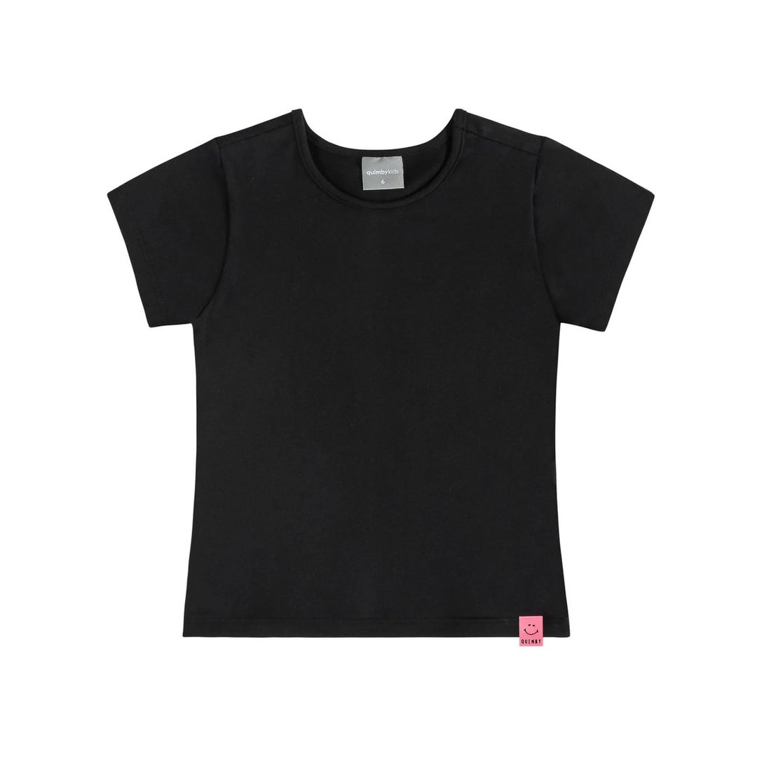  694 Camisetas negras de manga corta para niños y niñas, Negro -  : Ropa, Zapatos y Joyería