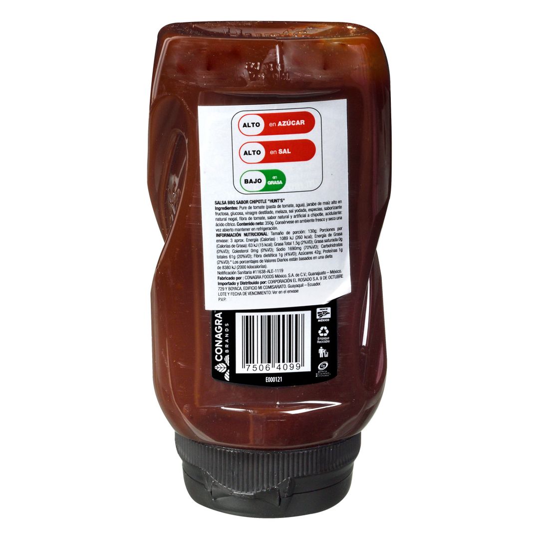 Salsa BBQ Hunt's 350g - Varios Sabores - 1000648