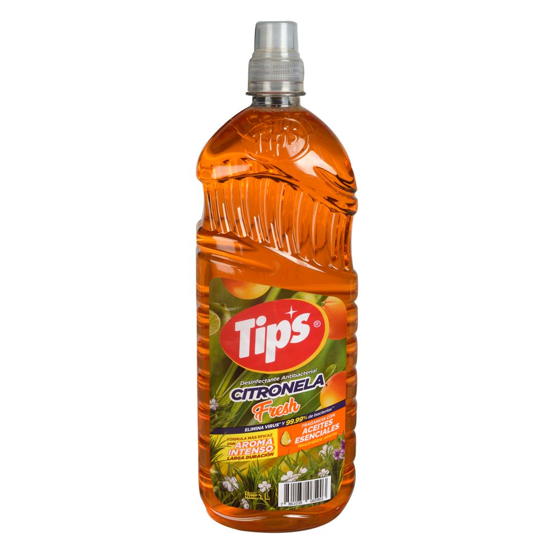 Desinfectante Tips Citronela Fresh 1L - 1002691