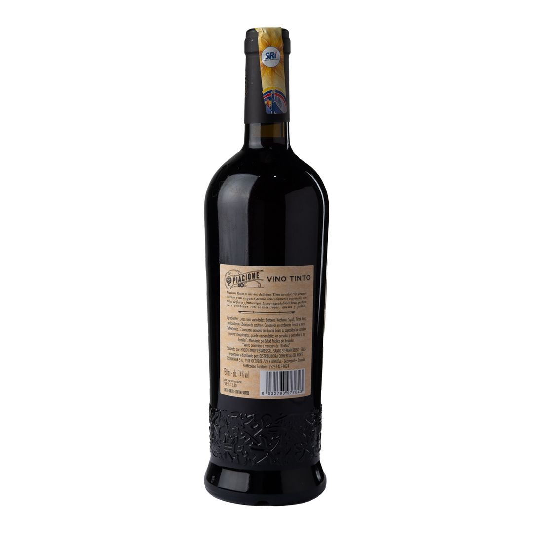 Vino Tinto Piacione 750 ml - 1075753