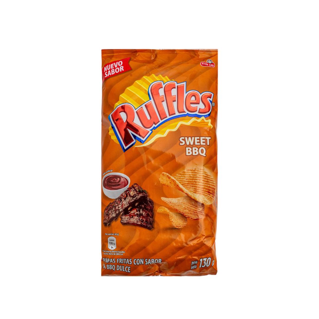 Papas Ruffles Sweet BBQ 130 g - 1014816
