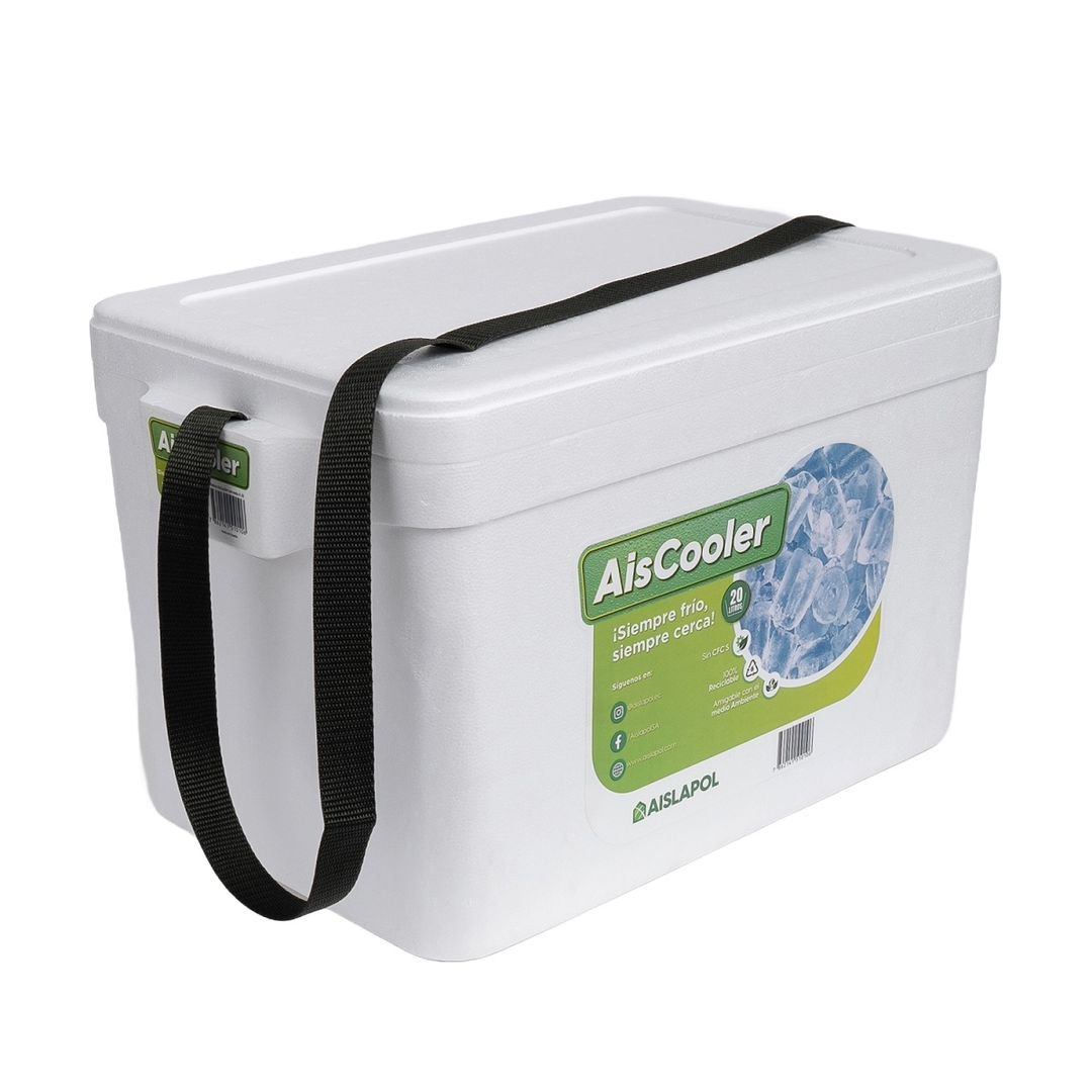 Hielera AisCooler con Reata Blanco 20 L - 1015202