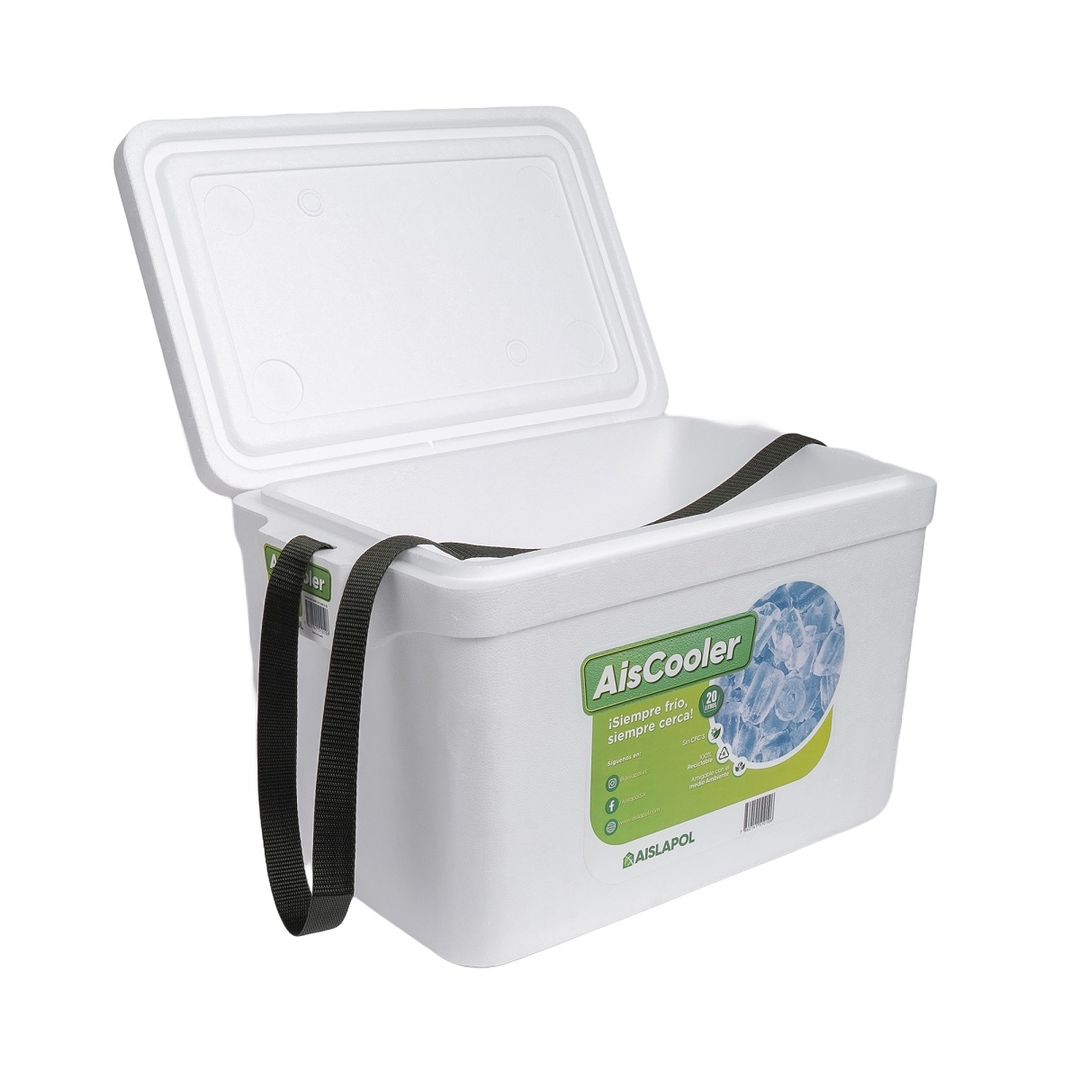 Hielera AisCooler con Reata Blanco 20 L - 1015202