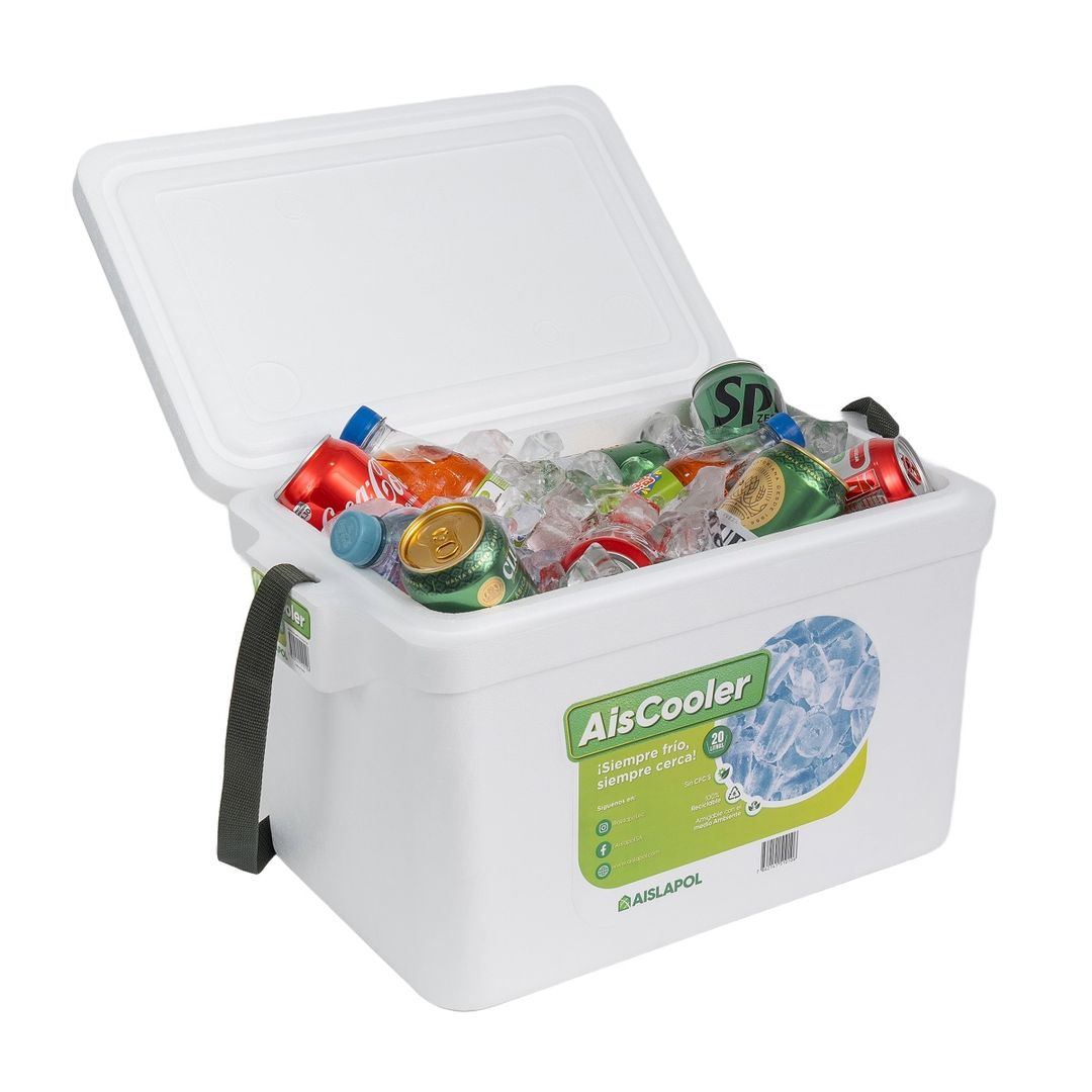 Hielera AisCooler con Reata Blanco 20 L - 1015202