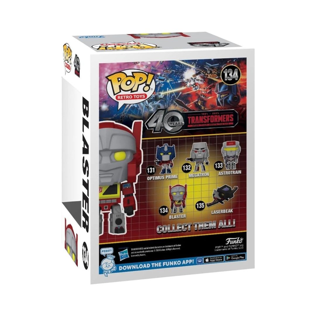 Figura Funko Pop Retro Toys Transformers Blaster - foto 3