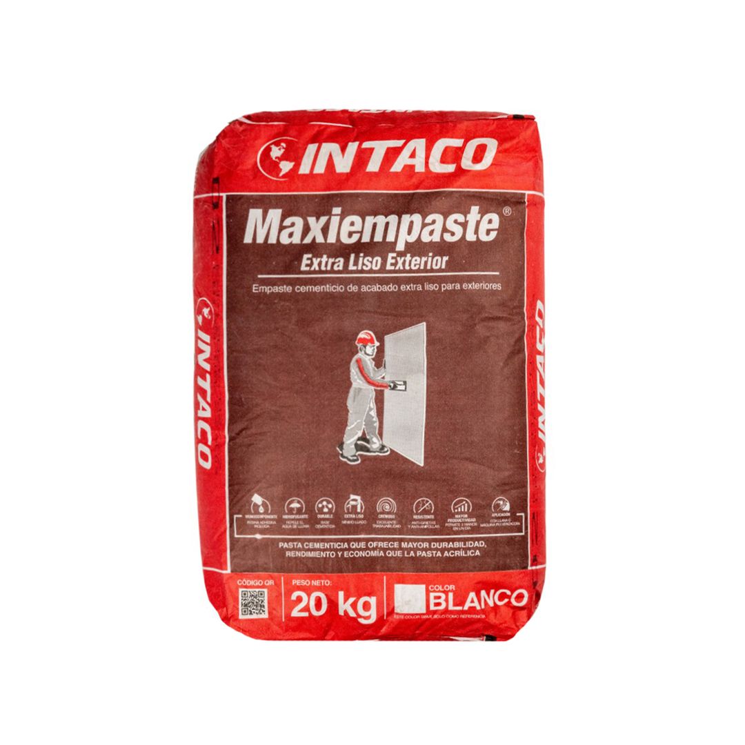 Max Intaco Empaste Exterior Maxiempaste Intaco Blanco 20Kg - 1022227