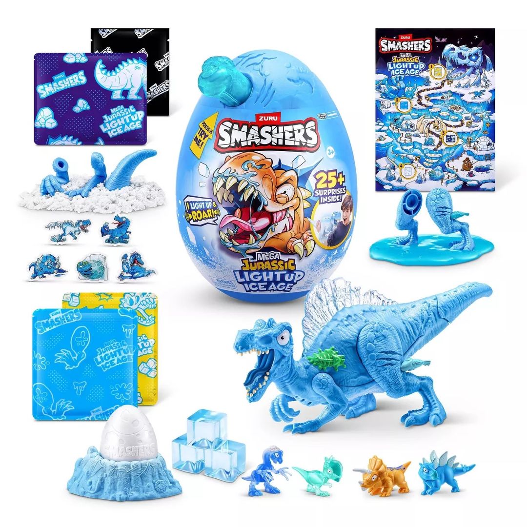 Huevo Sorpresa Zuru Smashers Mega Jurassic Ice Age Iluminado - 1075606
