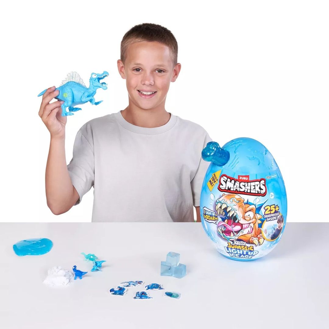 Huevo Sorpresa Zuru Smashers Mega Jurassic Ice Age Iluminado - 1075606