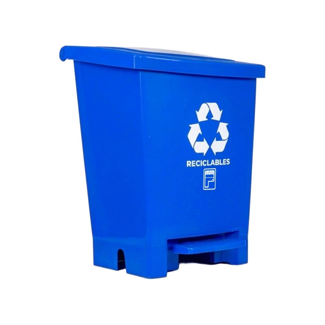 Tacho Azul Tacho Plapasa para Desechos Reciclables Azul 20 L - 1094900
