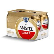 Six Pack Cerveza Amstel Lata 355ml - foto 1