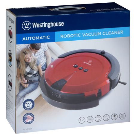 Aspiradora Robot Westinghouse 3 en 1 Roja 400 ml - 26W - 904291