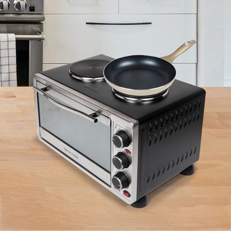 Horno Tostador Eléctrico Bene Casa con Dos Hornillas - 911286