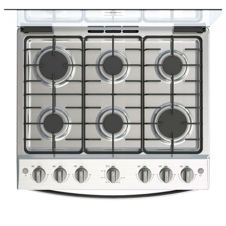 Whirlpool Cocina a gas con 6 quemadores / Puerta Side Door / Encend