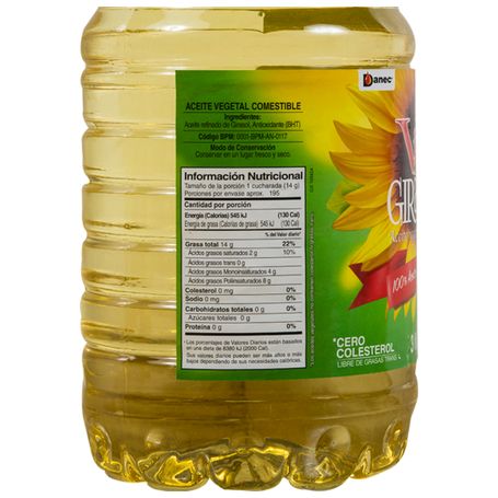 Aceite Vivi Girasol 3L - 924843