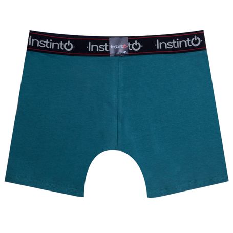 Boxer Caballero Instinto Algodón Lycra Largo Llano Verde - Varias Tallas -  944599