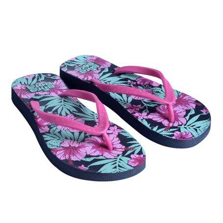 Zapatilla Dama Bora Bora Estampado Azul - Varias Tallas - 945021